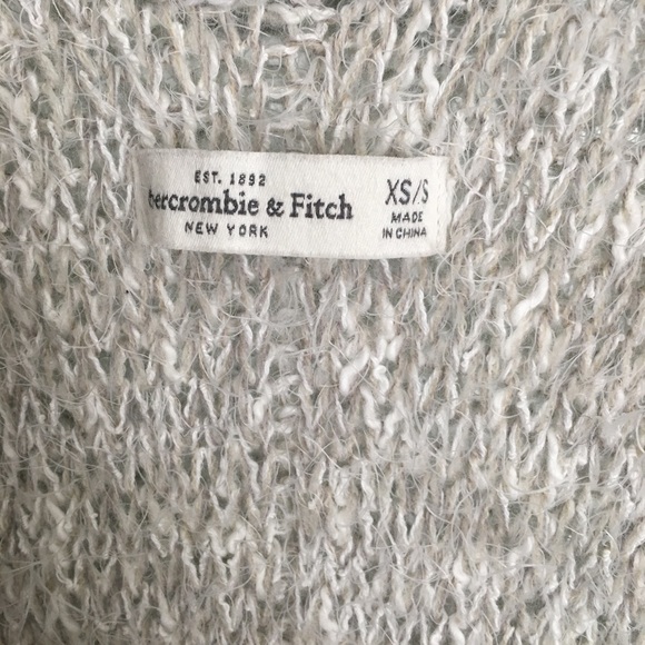 Abercrombie duster fuzzy cardigan with fringe - Picture 4 of 4